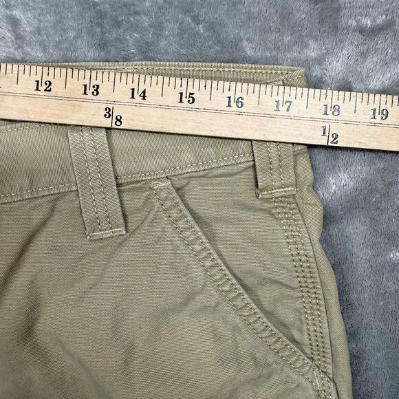 Carhartt Men's Work Pant 36x32 Khaki Relaxed Fit Rugged Cargo Canvas Carpenter - Picture 7 of 10
